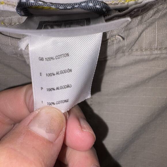 The North Face Pants Mens Khaki Cargo Size 34 Short EUC - Picture 9 of 12